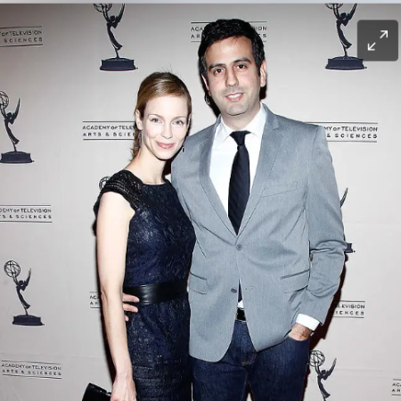 Farhad Safinia and his spouse Laura Regan were present at an occasion for the show "Boss".